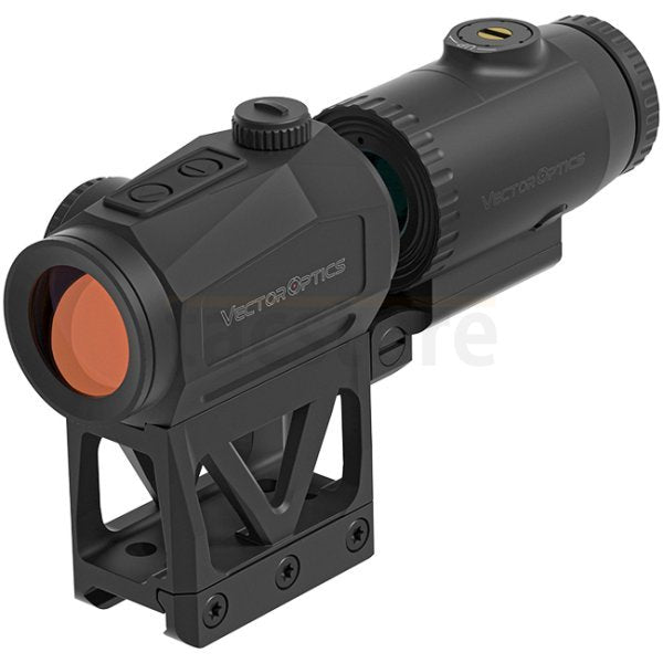 Vector Optics Scrapper 1x25 MRT Red Dot & Paragon 3x Magnifier Kit - Black