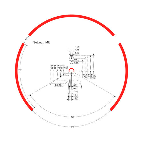 Vector Optics - Constantine 1-8x24 RAR Zielfernrohr - 30 mm - Erste Schärfeebene - SCFF-60