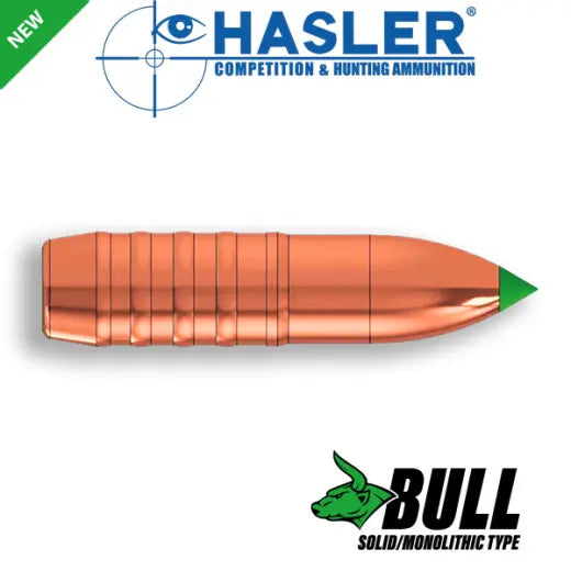 Monolitishe Geschosse Hasler Bull 7,62 mm (.308), 167grs