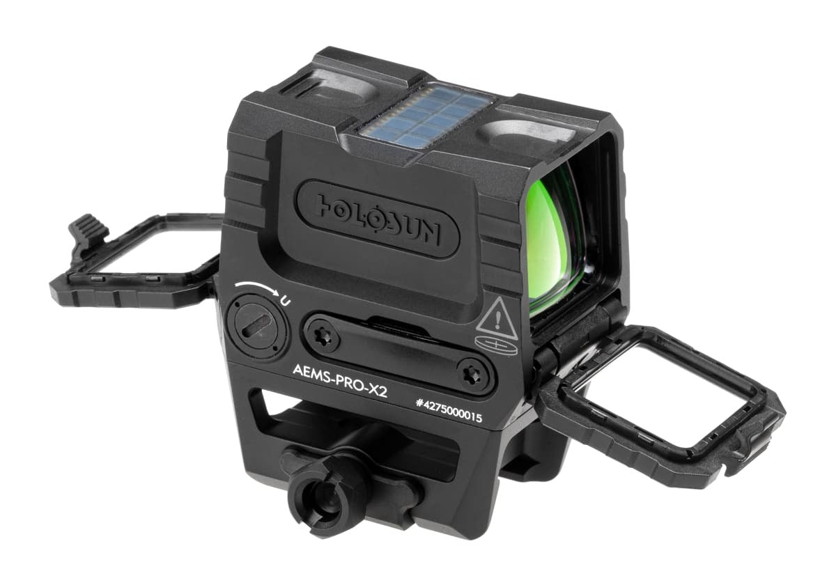 AEMS PRO X2 Solar Gold Circle Dot Sight