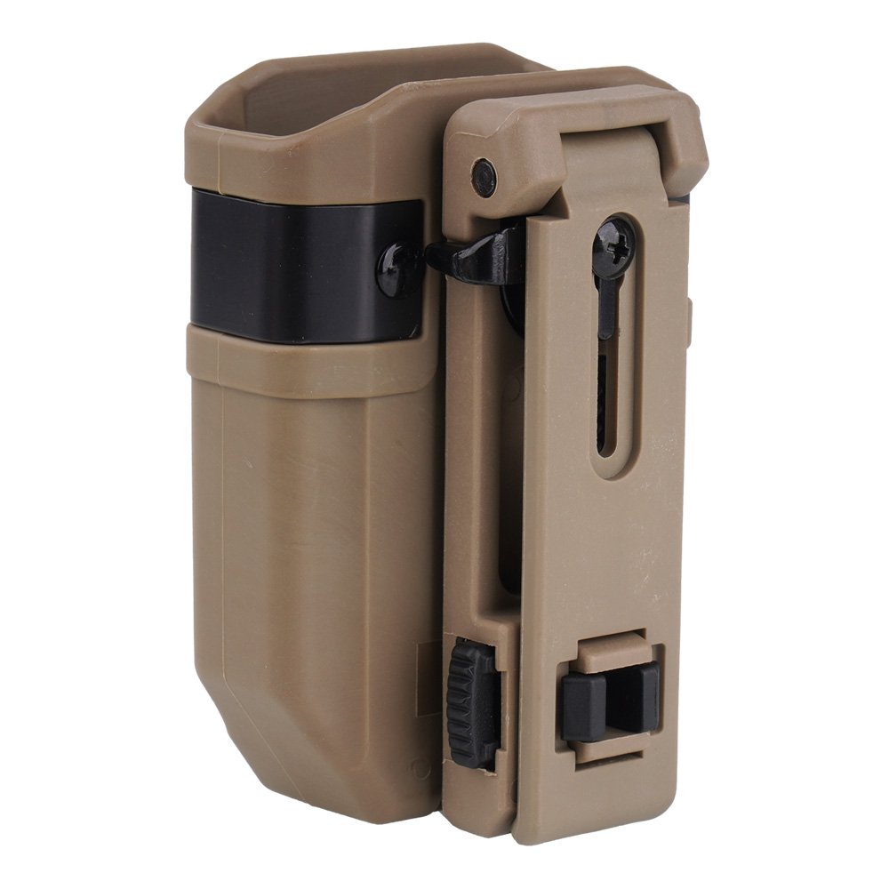 ESP - MOLLE-Schwenkbarer Kunststoffhalter für AK-Magazin - UBC-02 Halterung - Khaki - MH-14-AK KH