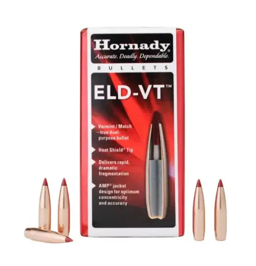 Geschosse Hornady 22 Cal .224 62gr ELD-VT™ 22762
