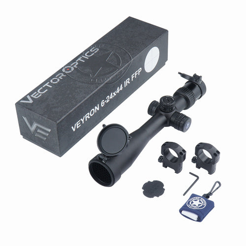 Vector Optics - Zielfernrohr Veyron 6-24x44 - Leuchtpunkt - 30 mm - First Focal Plane - SCFF-37