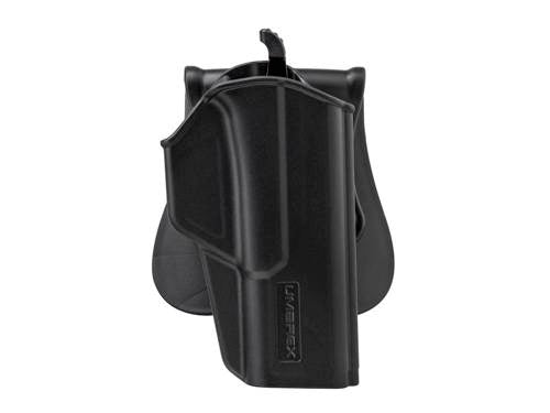Umarex - Modell 2 Holster für Glock 17, 19, 19 Gen4, 19X, 18C, 22 gen 4 Pistolen - Schwarz - 3.1593