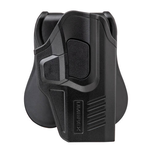 Umarex - Modell 1 Holster für Glock 17, 17 Deluxe, 19, 18C, 19X, 19 Gen4 Pistolen - Schwarz - 3.1592