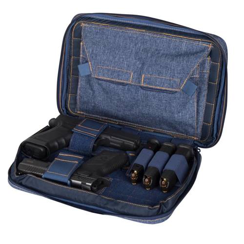 Helikon - Tasche Double Pistol Wallet® - Nylon - Blue Melange - MO-DPW-NL-M2