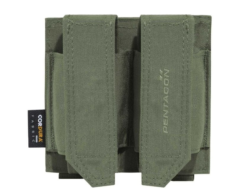 Double Pentagon FB pouch for grenades/pistol magazines - Olive