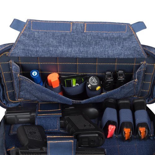 Helikon - Tasche Double Pistol Wallet® - Nylon - Blue Melange - MO-DPW-NL-M2
