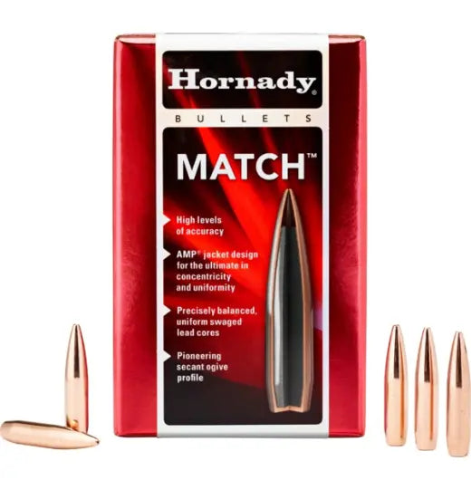 Geschosse Hornady 30 cal. .308 168gr Match BTHP 30501