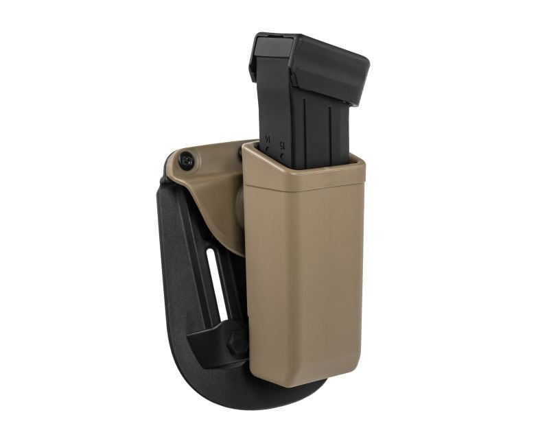 ESP Swivel Pouch with Paddle mount for 9 mm pistol magazine - Khaki