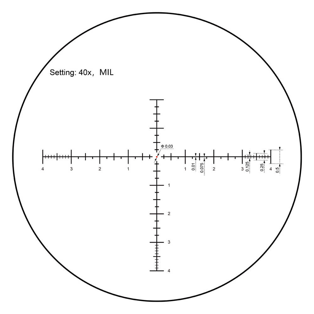 Vector Optics - Continental x8 Zielfernrohr 6-48 SFP ED MIL - 56 mm - Schwarz - SCOL-TM52