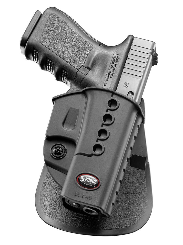 FOBUS GL-2 ND - Retention with Screw for Glock 19, 19X, 17, 25, 45, 44