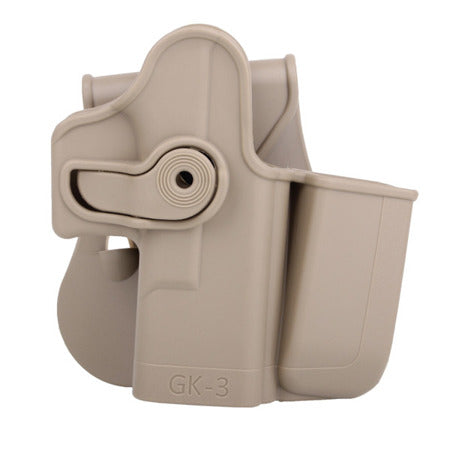 IMI Defense - Roto Paddle Holster Level 2 mit Mag-Tasche - Glock 17/19/22/23/31/32/36 - IMI-Z1023