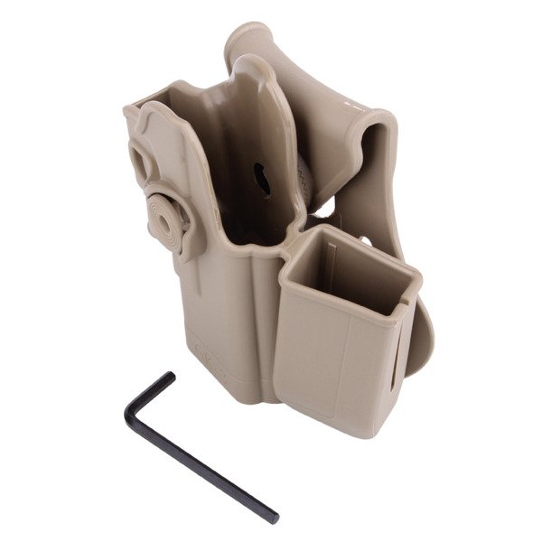 IMI Defense - Roto Paddle Holster Level 2 mit Mag-Tasche - Glock 17/19/22/23/31/32/36 - IMI-Z1023