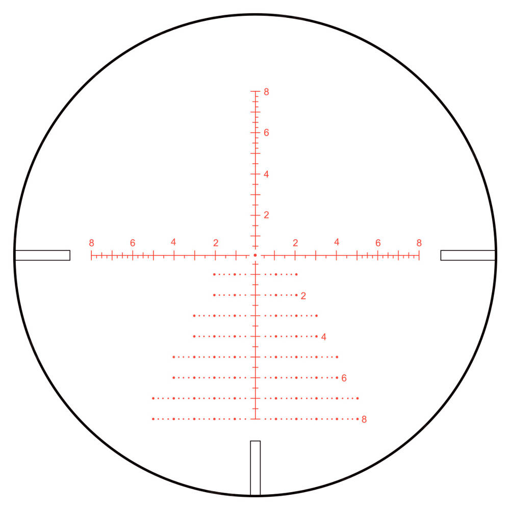 Vector Optics - Zielfernrohr Continental x8 3-24 SFP Zero Stop - 56 mm - Schwarz - SCOL-T50