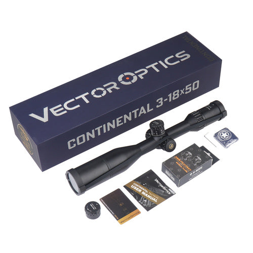 Vector Optics - Zielfernrohr Continental X6 3-18x50 Tactical ARI - 30 mm - Schwarz - SCOL-53