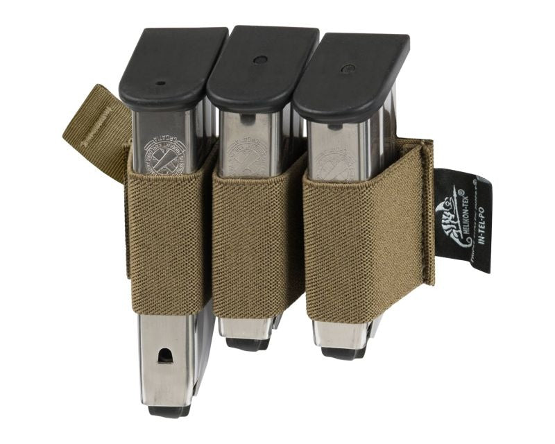 Helikon Triple Elastic Insert Pistol Magazine Pouch - Coyote