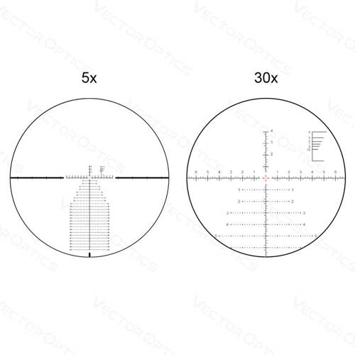 Vector Optics - Zielfernrohr Continental 5 - 30 x 56 - 34 mm - Erste Bildebene - SCFF-41
