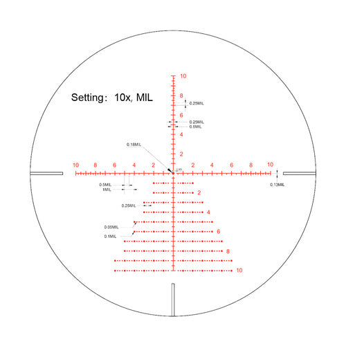 Vector Optics - Zielfernrohr Continental x6 4-24 ARI SFP - 50 mm - Schwarz - SCOL-54