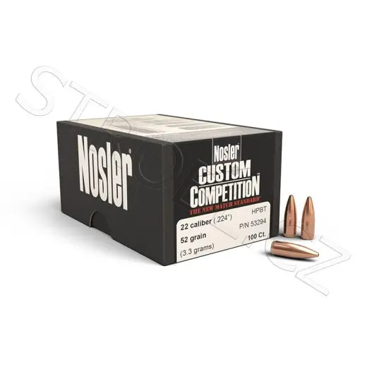 Geschosse Nosler Custom Competition .22 cal, dia .224, 52grs