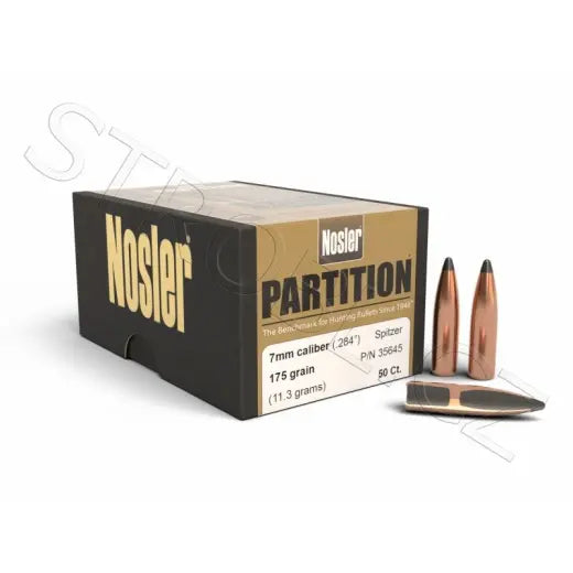 Geschosse Nosler Partition 7mm, dia .284, 175grs