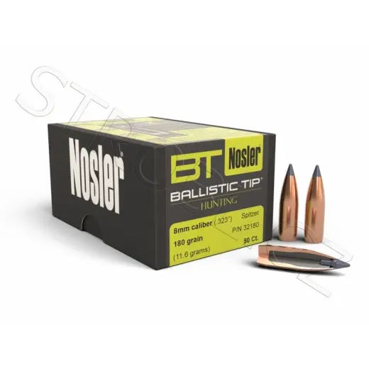 Geschosse Nosler Ballistic Tip Hunting 8mm, dia .323, 180grs