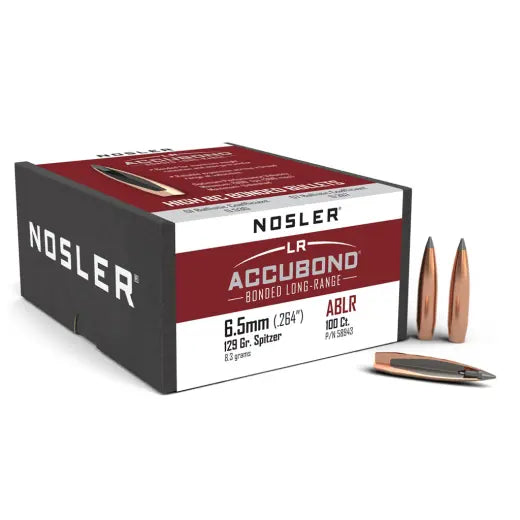 Geschosse Nosler ABLR 6,5mm, dia .264, 129grs