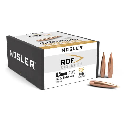 Geschosse Nosler RDF 6,5mm, dia .264, 130grs