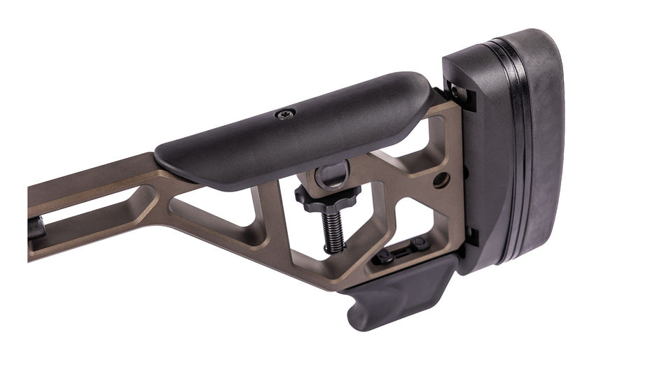 TIKKA T3x ACE TARGET 6,5 Creedmoor, Linksversion, Cerakote tungsten, Lauflänge 23,7", Drall 8", Verschluss kanneliert, Direktabzug, Schaft Cerakote Midnight Bronze, ohne Visierung, MG 5/8"-24