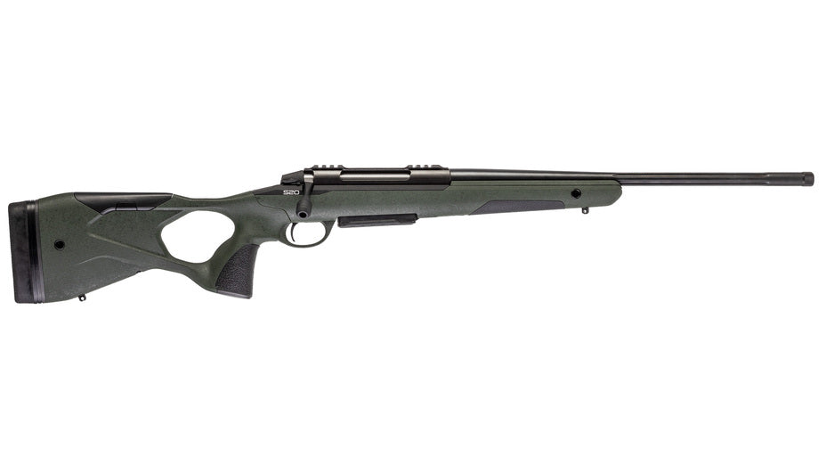 SAKO S20 HUNTER ROUGHTECH grün .308 Win., Linksversion, tungsten Cerakote, Lauflänge 20" kanneliert 18mm, Direktabzug, 5 Schuss, verstellbarer Schaft Roughtech green, ohne Visierung, MG 5/8"-24
