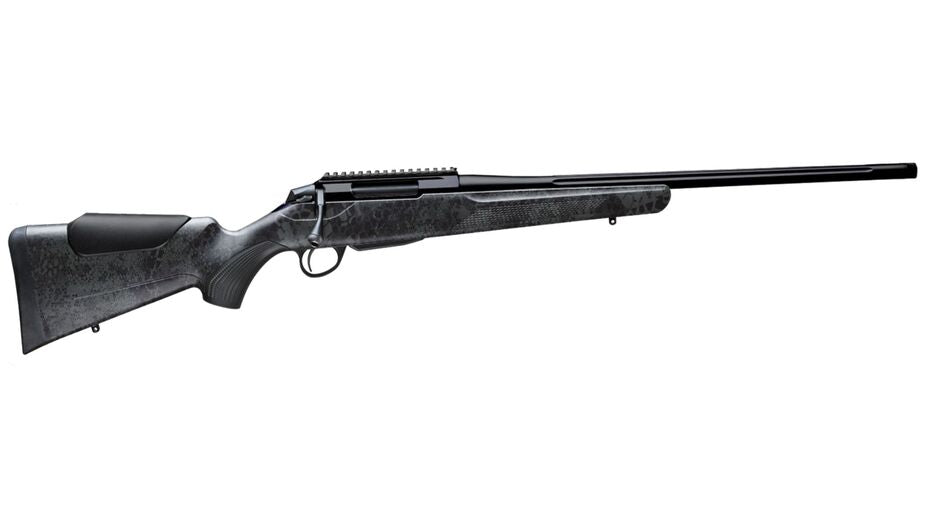 TIKKA T3x LITE BADLANDS .270 Win, Lauf stainless Cerakote graphit beschichtet, Lauflänge 20", Direktabzug, Verschluss Teflon beschichtet, Picatinny-Schiene 0 MOA, 3 Schuss, Synthetikschaft BADLANDS schwarz, ohne Visierung, MG M15X1