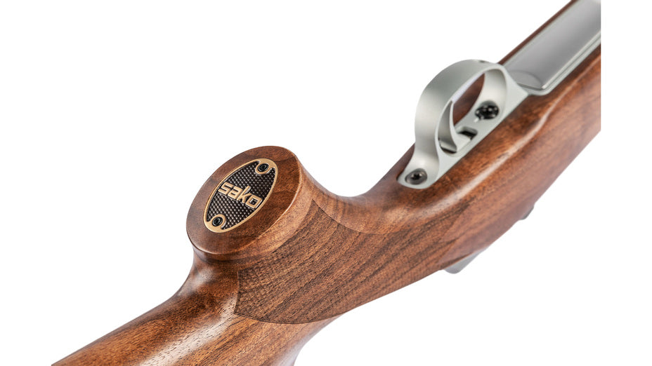 SAKO 90 HUNTER STAINLESS .308 Win., stainless, Lauflänge 20", Drall 10", S90 Standard Abzug, 5 Schuss, geölter Holzschaft mit bayer. Backe, ohne Visierung, MG M15x1