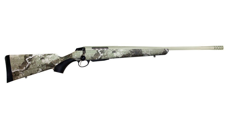 TIKKA T3x LITE VEIL ALPINE 6,5 Creedmoor, desert verde Cerakote, Lauflänge 24,3" mit MB, Drall 8", Lauf und Verschluss kanneliert, Direktabzug, 3 Schuss, Schaft Alpine Camo, ohne Visierung, MG 5/8"-24