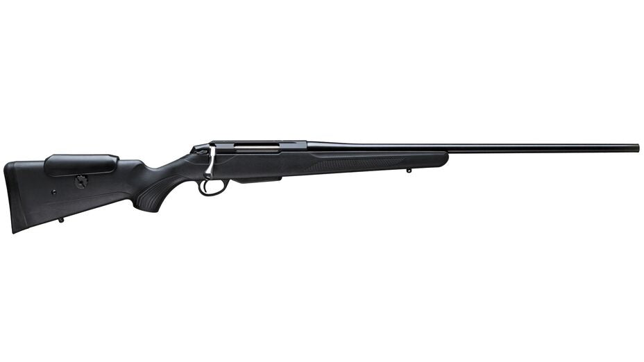 TIKKA T3x LITE ADJUSTABLE .223 Rem., schwarz, Lauflänge 20", Drall 8", Direktabzug, 4 Schuss, verstellbarer Synthetikschaft schwarz, ohne Visierung, MG M15x1