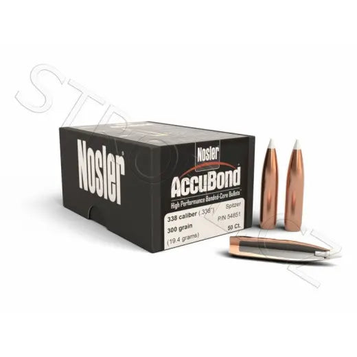 Geschosse Nosler AccuBond .338 cal, dia .338, 300grs