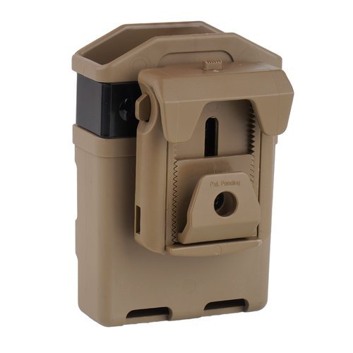 ESP - Gürtelmontierter, drehbarer Kunststoffhalter für M16, M4 Magazin - Khaki - MH-04-M26 KH