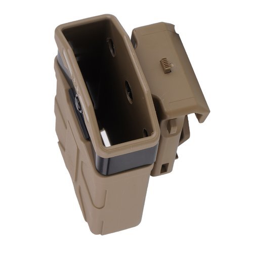 ESP - Gürtelmontierter, drehbarer Kunststoffhalter für M16, M4 Magazin - Khaki - MH-04-M26 KH