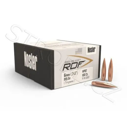Geschosse Nosler RDF 6mm, dia .243, 115grs