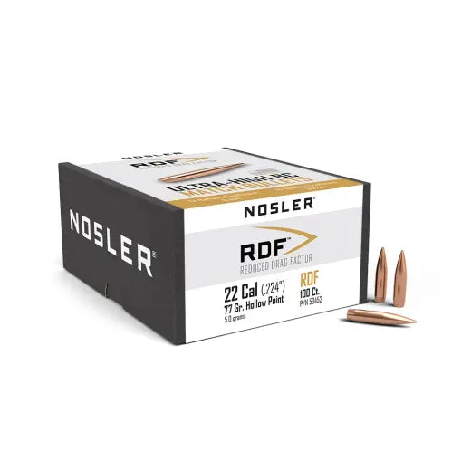 Geschosse Nosler RDF .22 cal, dia .224, 77grs