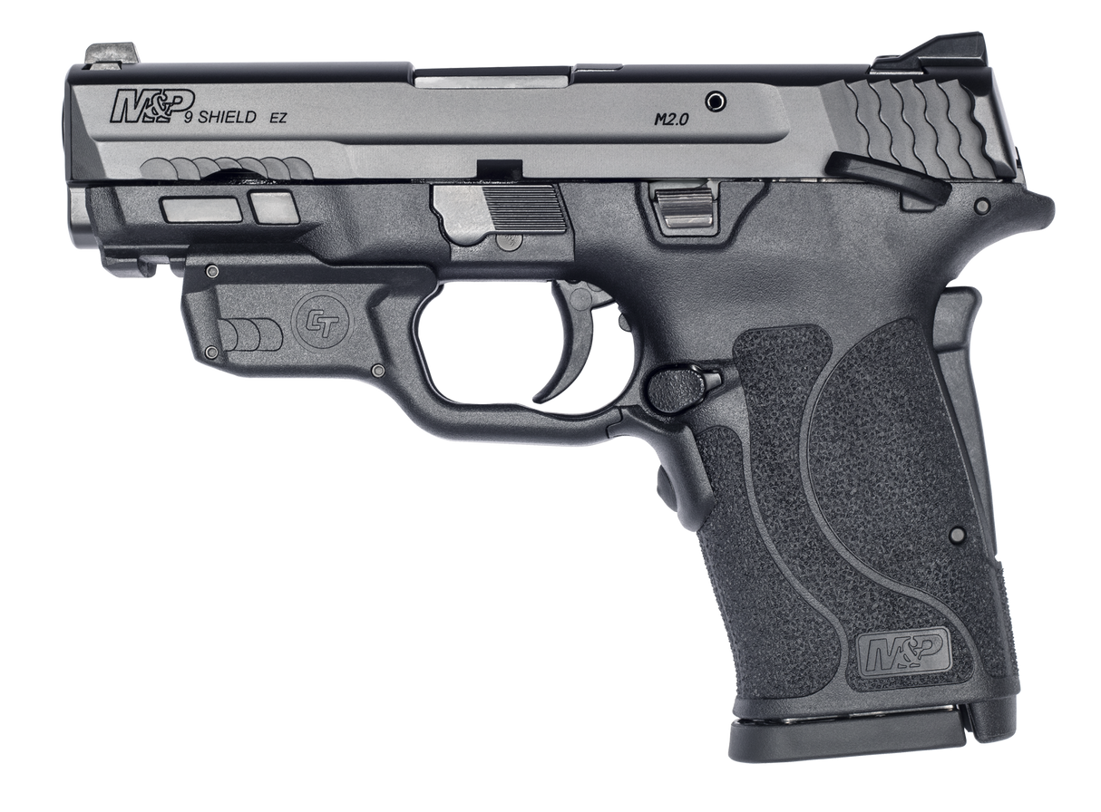 Smith & Wesson Pistole M&P 9 Shield EZ 9 x 19 Schwarz mit Crimson Trace Laser