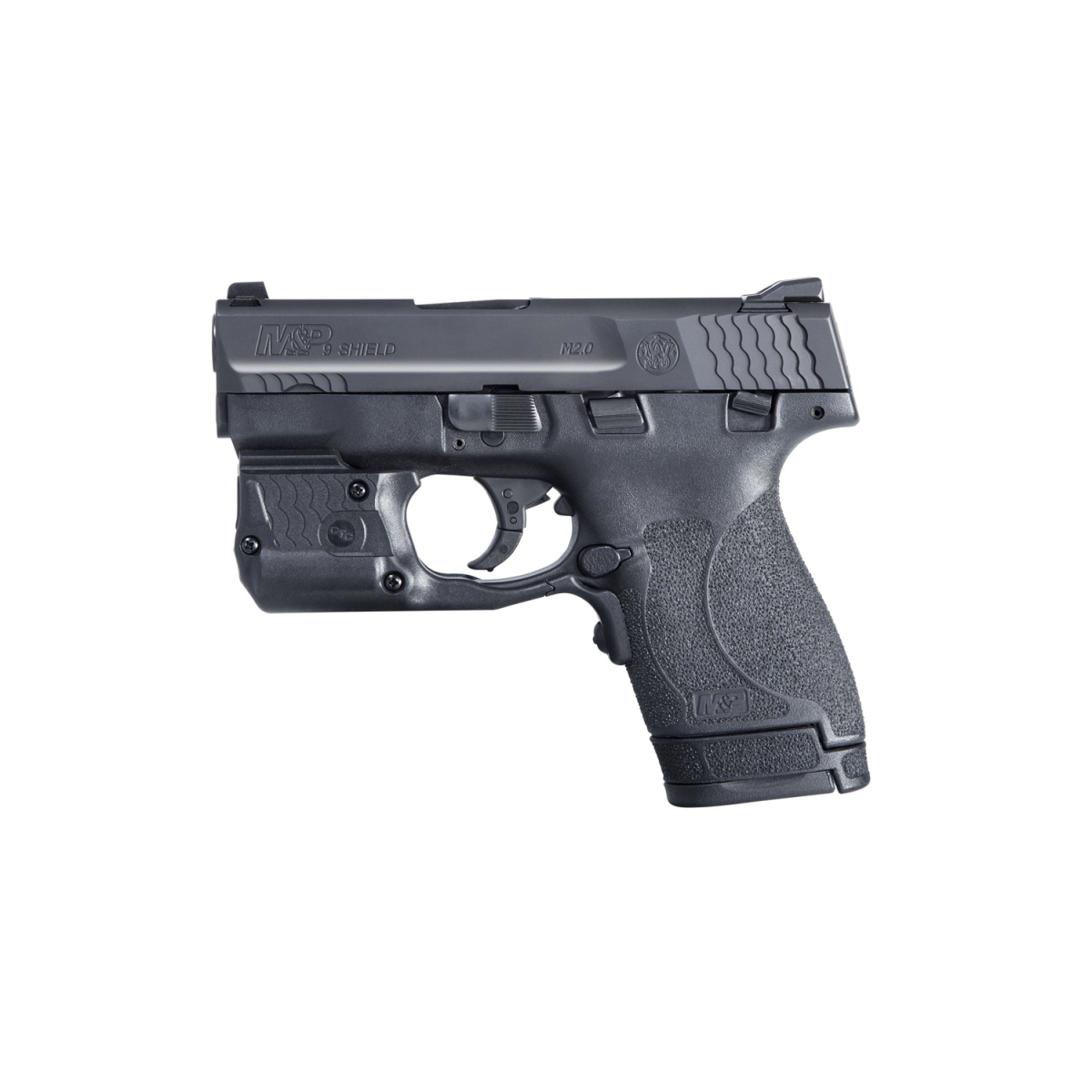 Smith & Wesson Pistole M&P 9 Shield M2.0 9 x 19 Schwarz mit Crimson Trace Laser