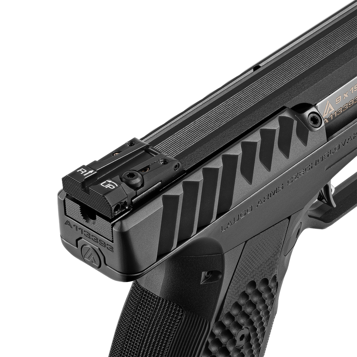 Laugo Arms Pistole Alien Performance 9 x 19 Schwarz Black Edition
