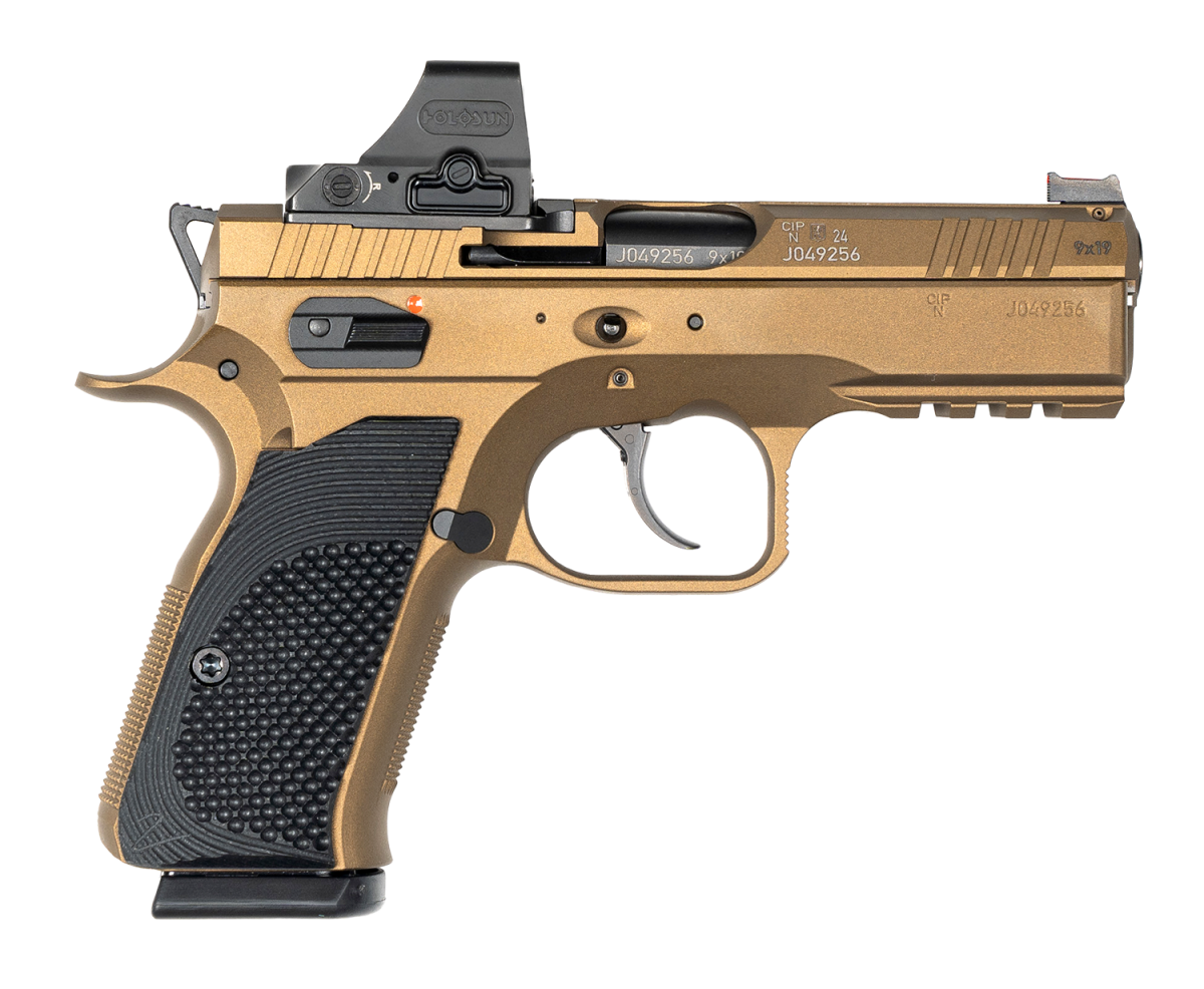 CZ Pistole Shadow 2 Compact 9 x 19 Bronze inkl Holosun