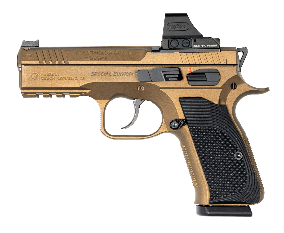 CZ Pistole Shadow 2 Compact 9 x 19 Bronze inkl Holosun