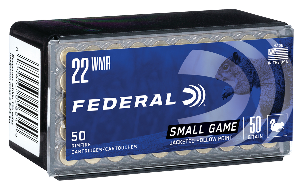 Federal Büchsenmunition .22 Win. Mag. 3,2g Jacketed Hollow Point