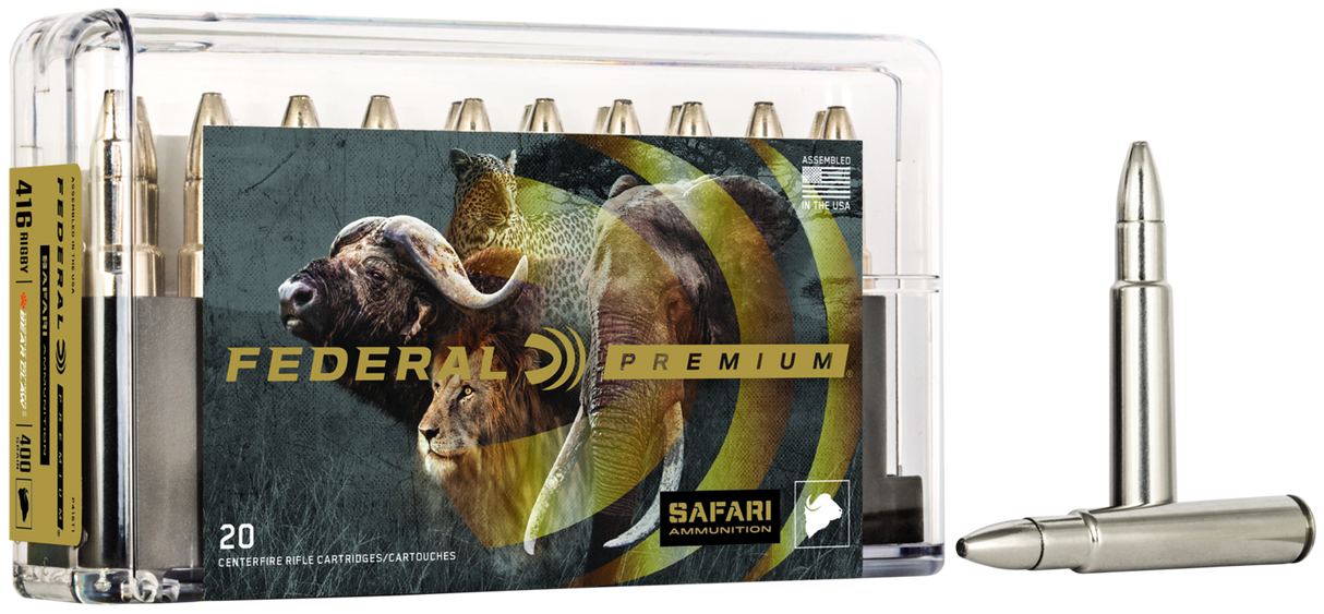 Federal Büchsenmunition Premium .416 Rigby 25,9g Trophy Bonded Bear Claw