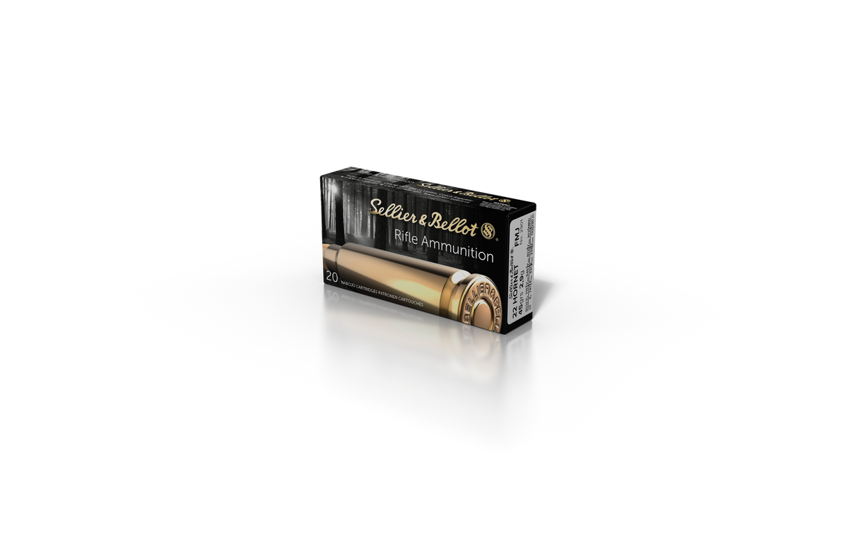 Sellier & Bellot Büchsenmunition .22 Hornet 2,9g Full Metal Jacket