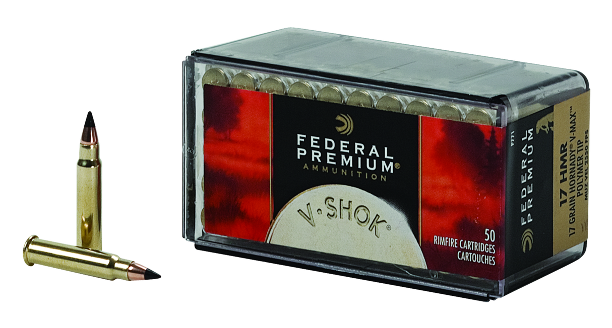 Federal Kleinkalibermunition Premium .17 HMR 1,1g V-Max