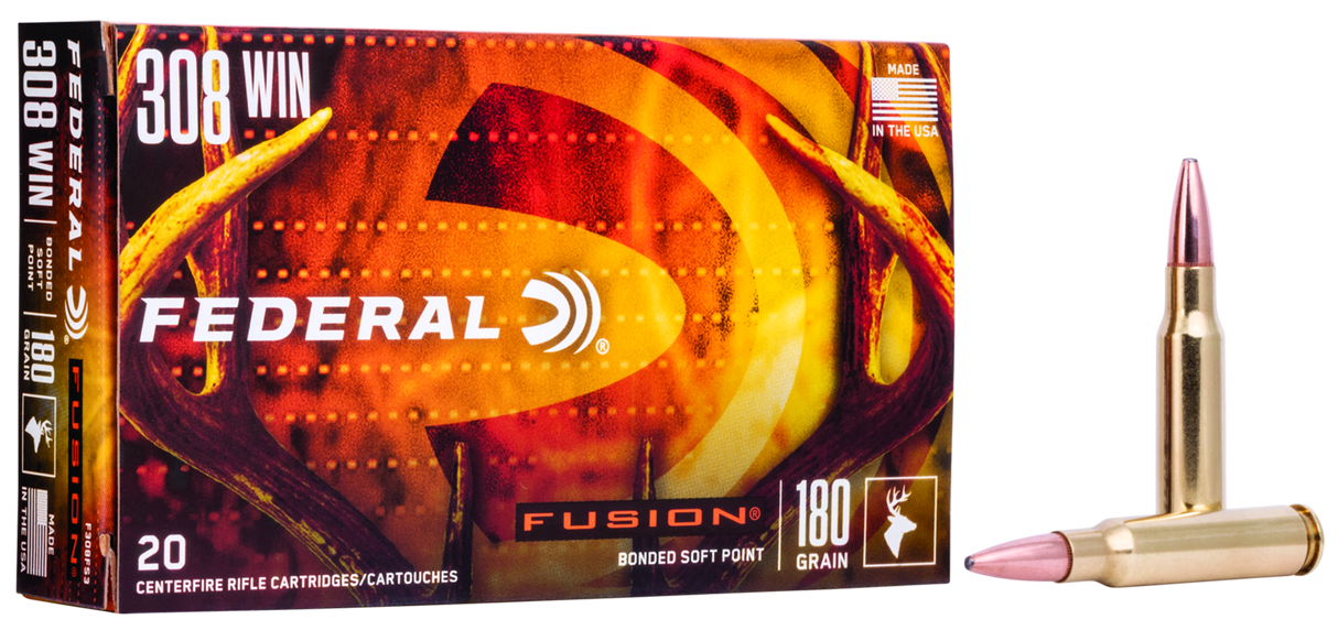 Federal Büchsenmunition .308 Win. 11,7g Fusion Soft Point