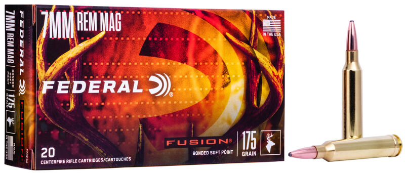 Federal Büchsenmunition 7 mm Rem. Mag. 11,3g Fusion Soft Point